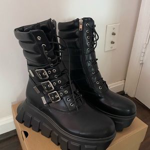 Women's Doll's Kill Lamoda Combat boot
